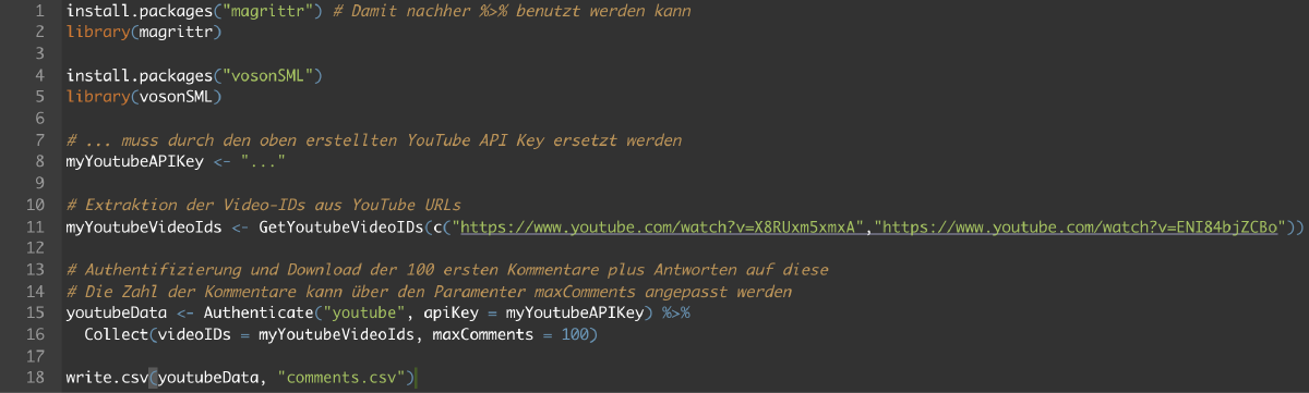 Featured image for R: YouTube Kommentare mit vosonSML auslesen