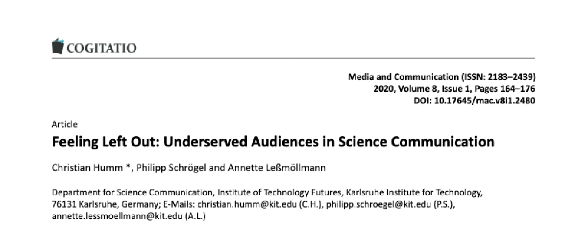 Featured image for Feeling Left Out: Underserved Audiences in Science Communication