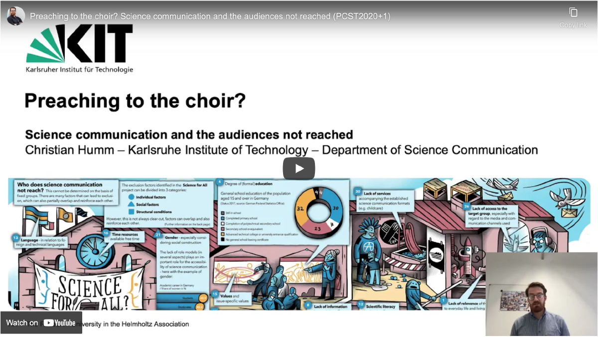 Featured image for Vortrag: Preaching to the choir? Wissenschaftskommunikation und die nicht erreichten Zielgruppen